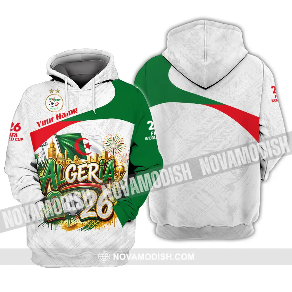 Unisex Shirt - Custom Algeria World Cup 2026 3D Shirt - Hoodie / S - T-shirt