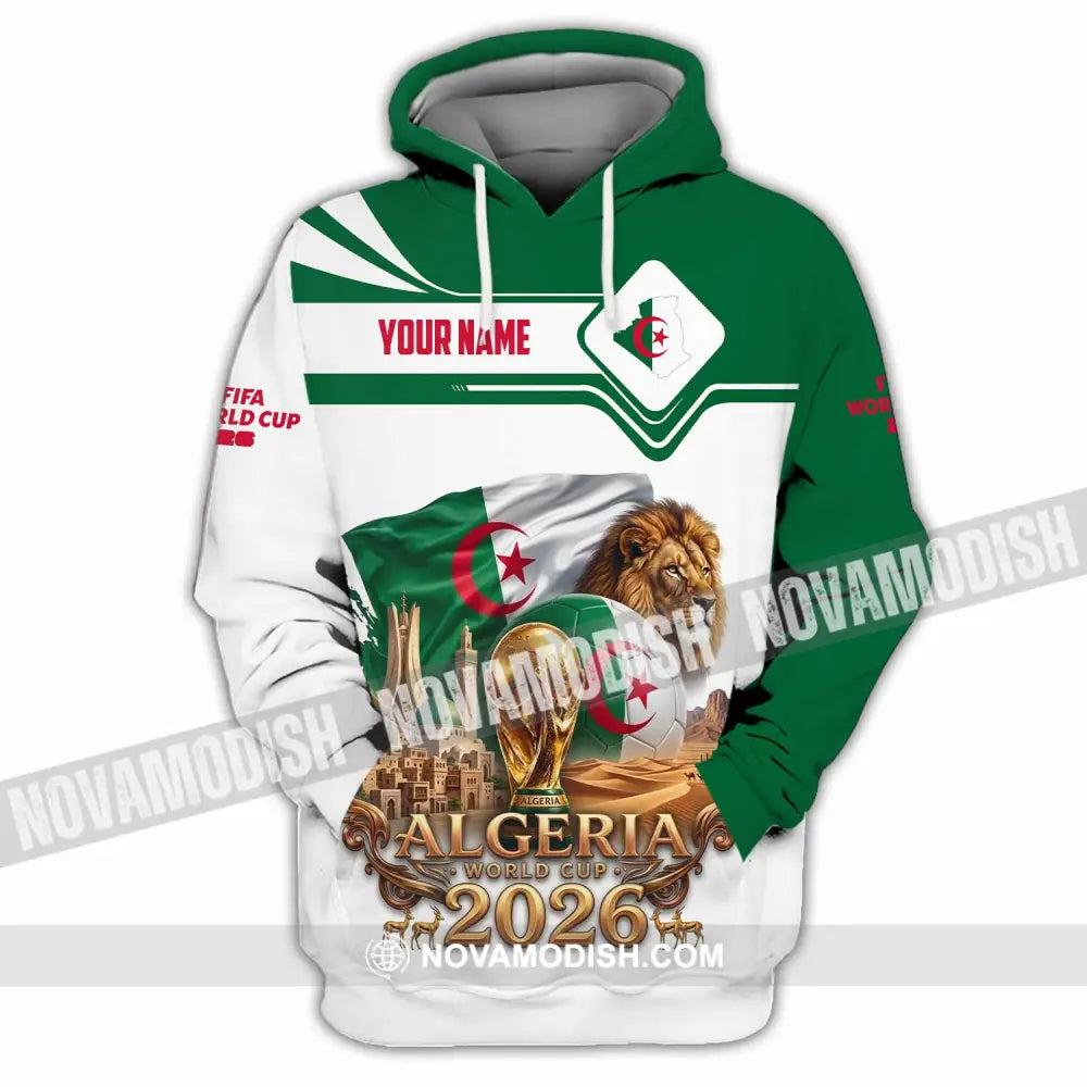 Unisex Shirt - Custom Algeria World Cup 2026 Shirt - Hoodie / S - T-shirt