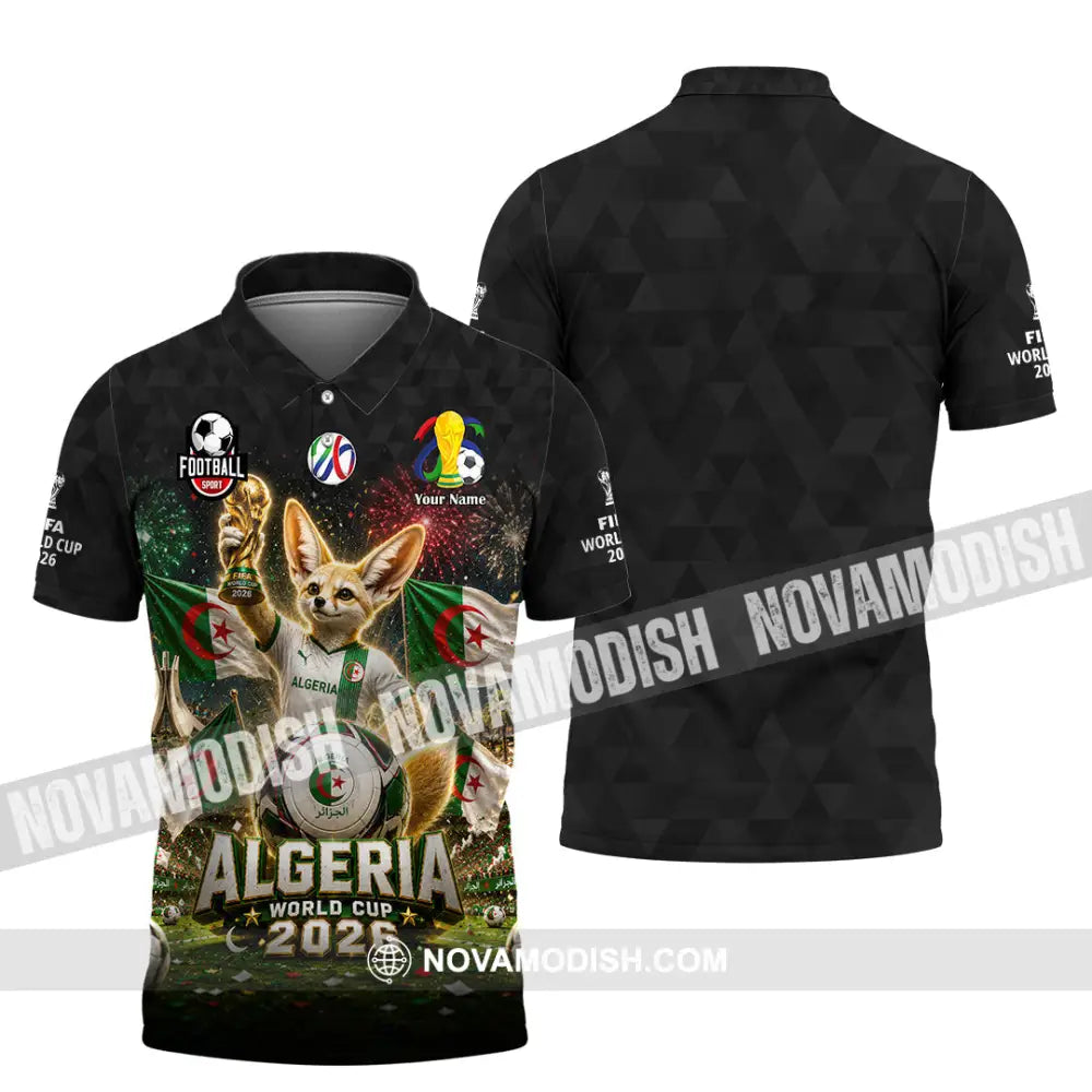 Unisex Shirt - Custom Algeria World Cup 2026 Shirt - Polo Shirt / S - T-shirt