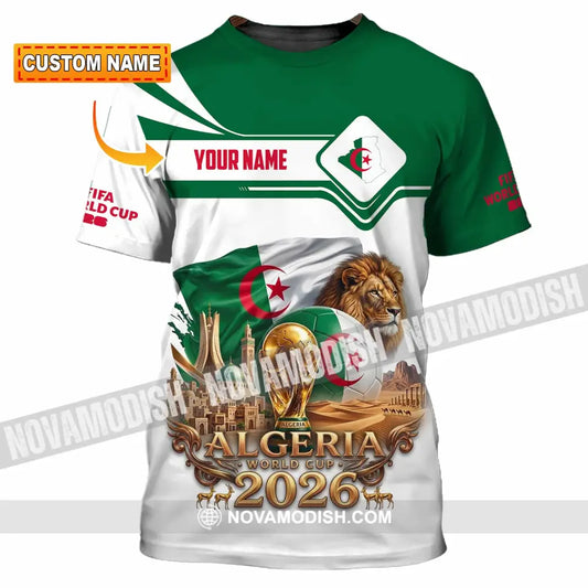 Unisex Shirt - Custom Algeria World Cup 2026 Shirt - T-shirt