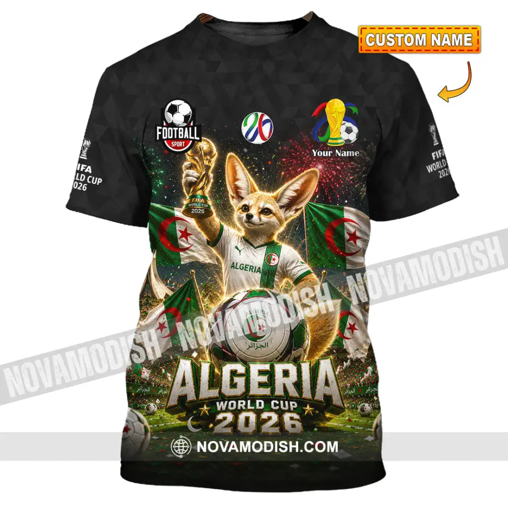 Unisex Shirt - Custom Algeria World Cup 2026 Shirt - T-shirt