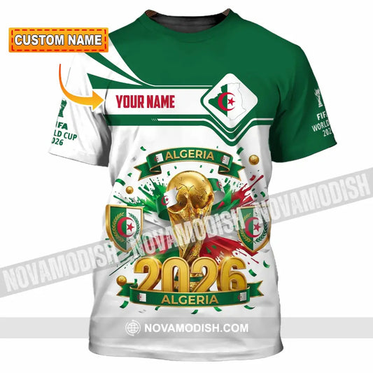 Unisex Shirt - Custom Algeria World Cup 2026 Shirt - T-shirt
