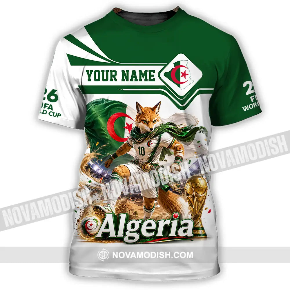 Unisex Shirt - Custom Algeria World Cup 2026 Shirt - T-Shirt / S - T-shirt