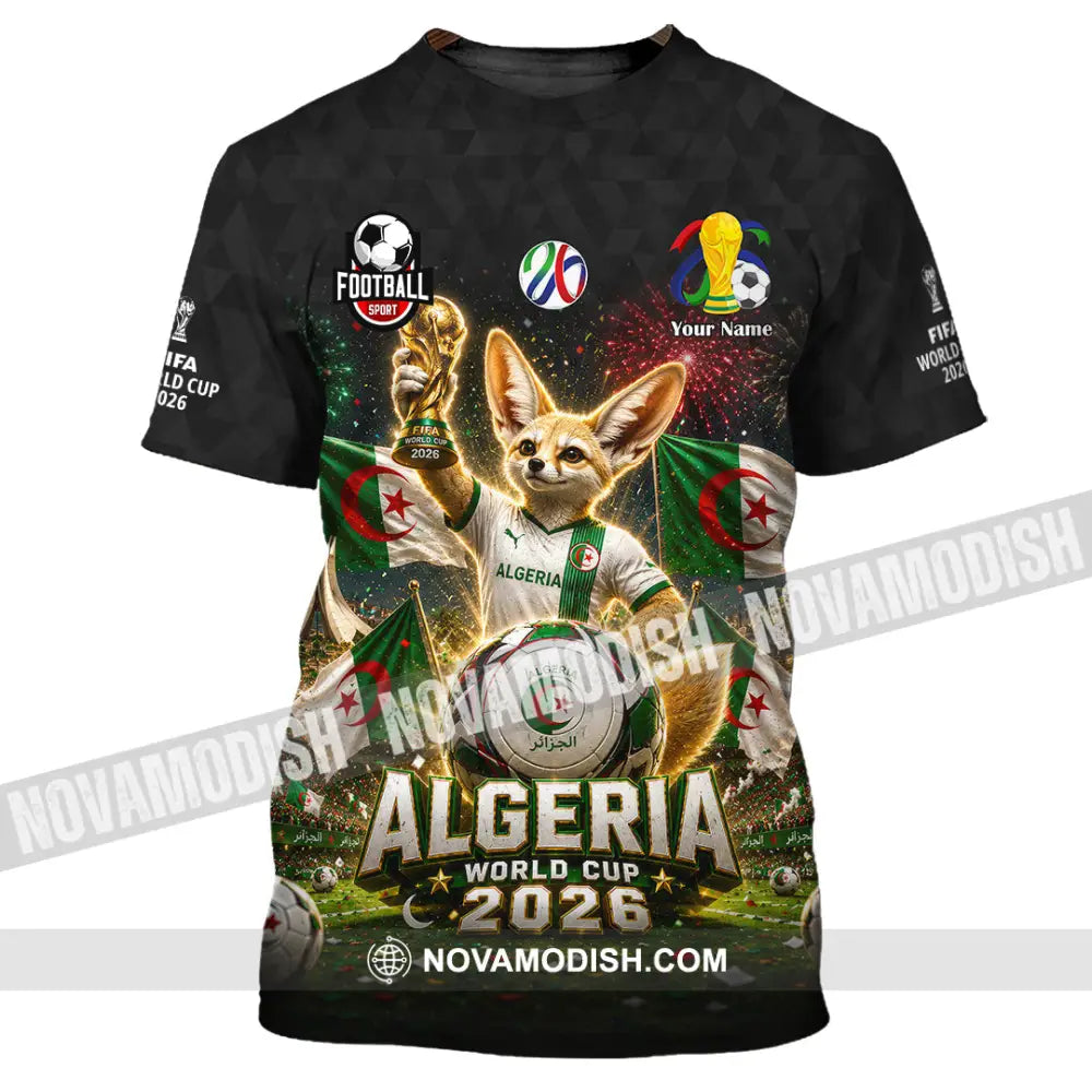 Unisex Shirt - Custom Algeria World Cup 2026 Shirt - T-Shirt / S - T-shirt
