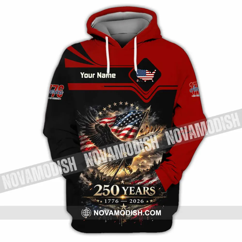 Unisex Shirt - Custom America 250 Years Shirt - Hoodie / S - T-shirt