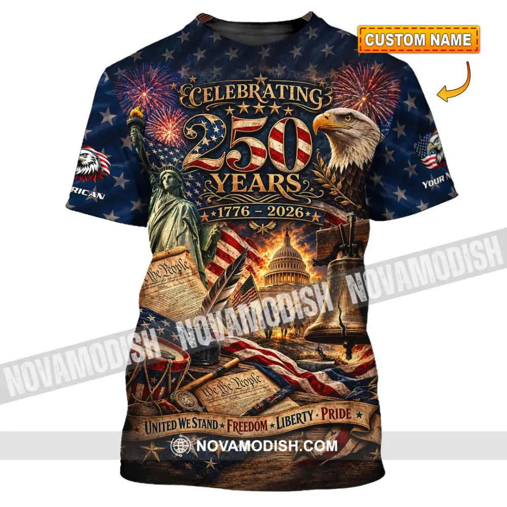 Unisex Shirt - Custom America 250 Years Shirt - T-shirt