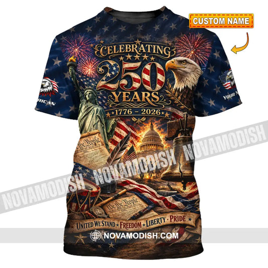 Unisex Shirt - Custom America 250 Years Shirt - T-shirt