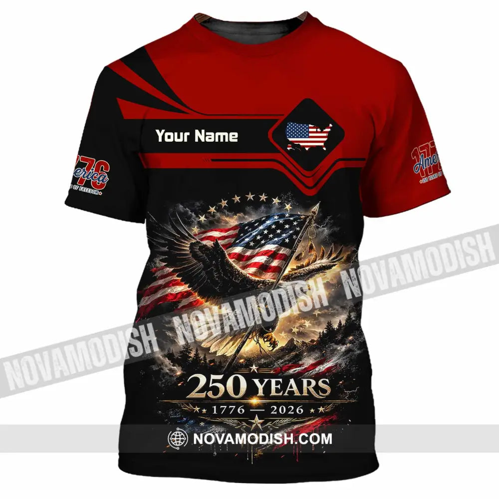 Unisex Shirt - Custom America 250 Years Shirt - T-Shirt / S - T-shirt
