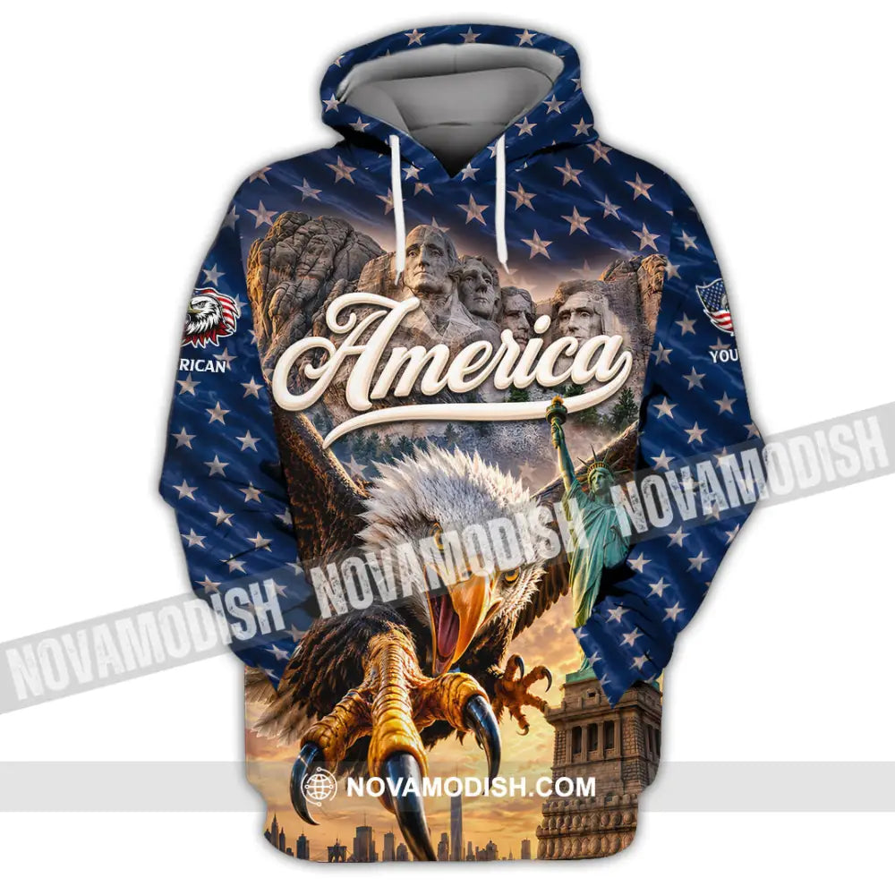 Unisex Shirt - Custom America Shirt - Hoodie / S - T-shirt