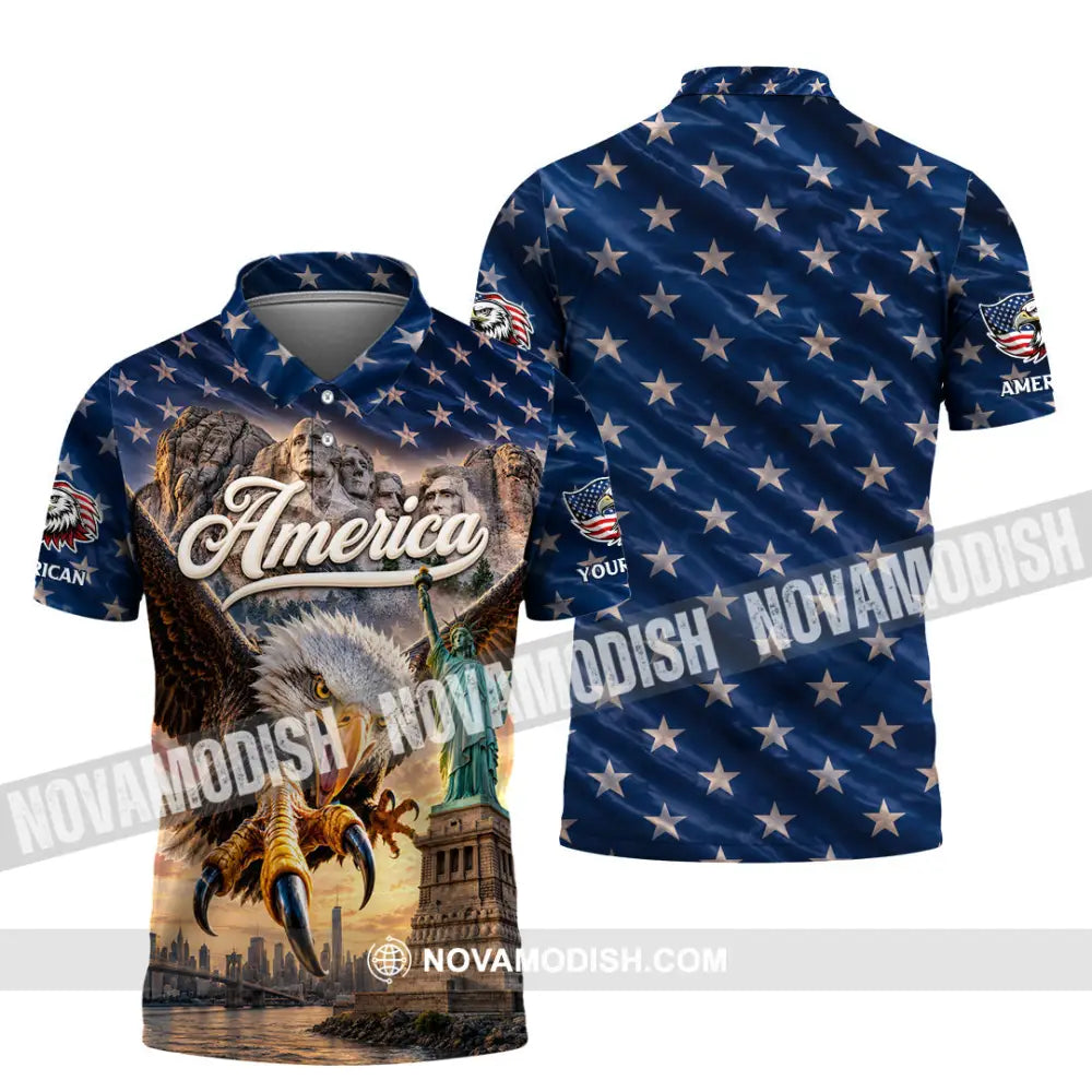 Unisex Shirt - Custom America Shirt - Polo Shirt / S - T-shirt