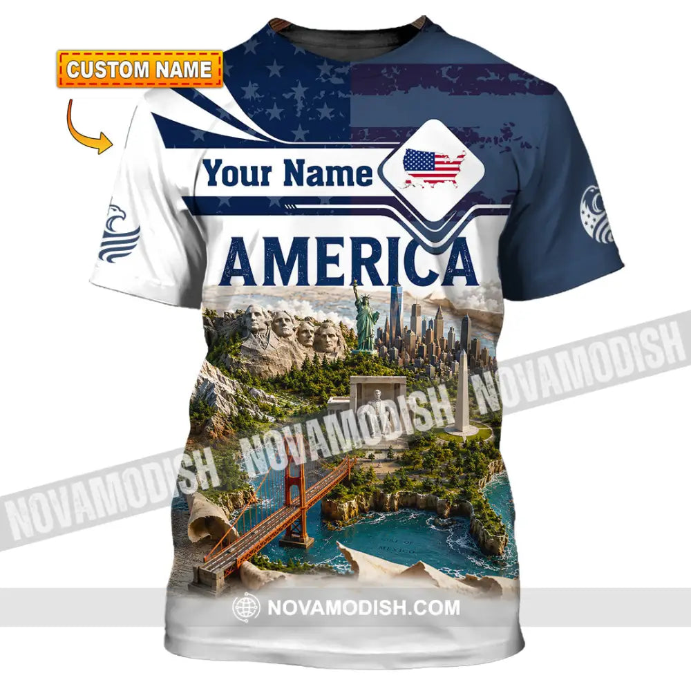 Unisex Shirt - Custom America Shirt - T-shirt