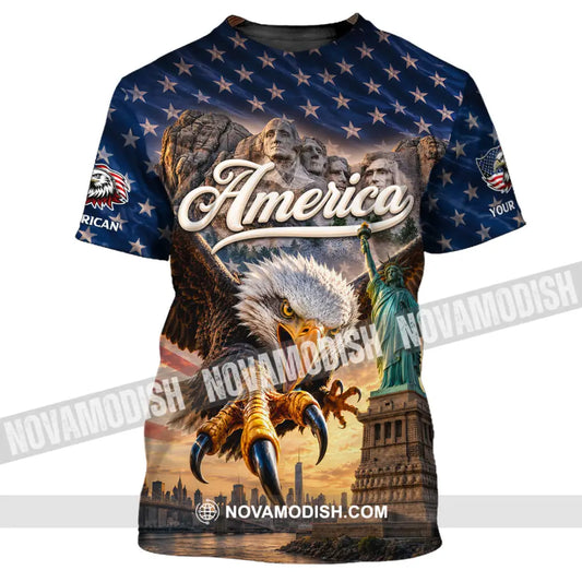 Unisex Shirt - Custom America Shirt - T-Shirt / S - T-shirt