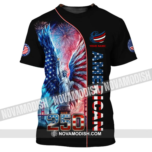 Unisex Shirt - Custom American 250 3D Shirt T-Shirt / S T-shirt