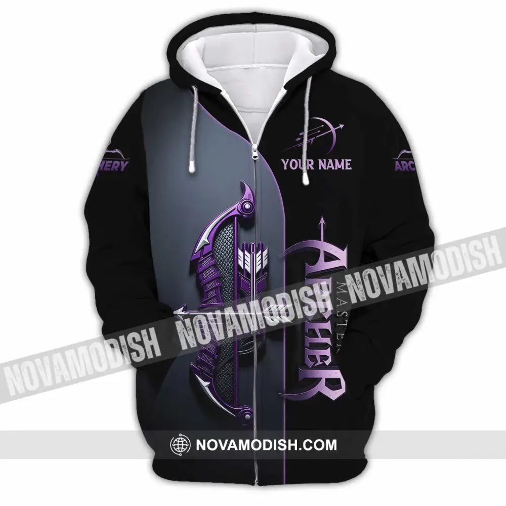 Unisex Shirt - Custom Archer 3D Shirt Zipper Hoodie / S T-shirt