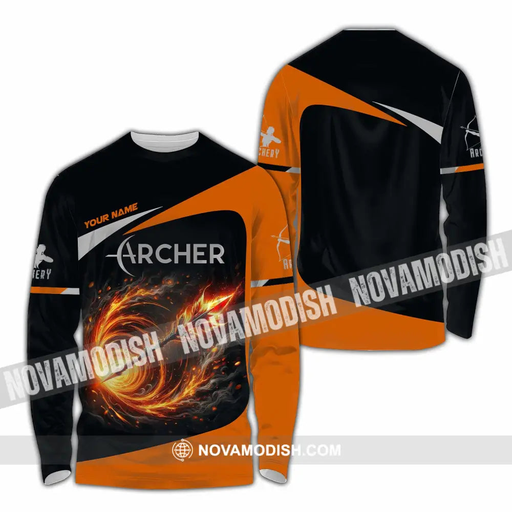 Unisex Shirt - Custom Archer Shirt Long Sleeve Shirt / S T-shirt