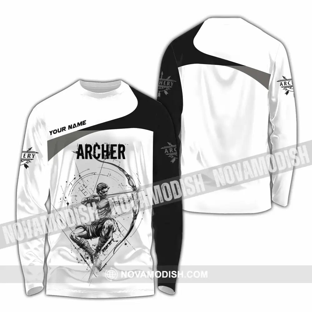 Unisex Shirt - Custom Archer Shirt Long Sleeve Shirt / S T-shirt