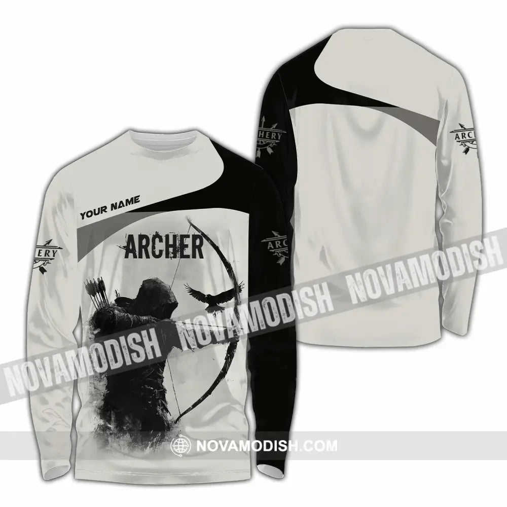 Unisex Shirt - Custom Archer Shirt Long Sleeve Shirt / S T-shirt