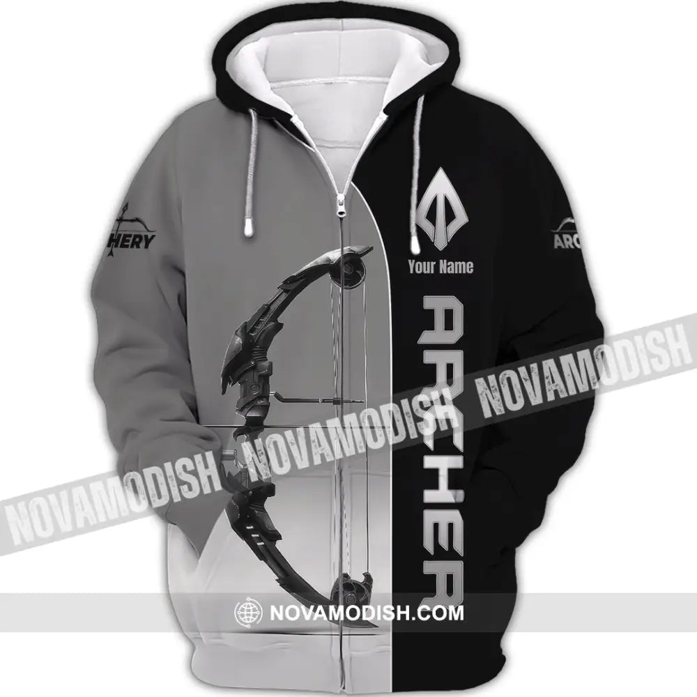 Unisex Shirt - Custom Archer Shirt Zipper Hoodie / S T-shirt