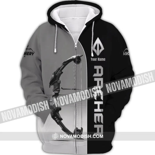 Unisex Shirt - Custom Archer Shirt Zipper Hoodie / S T-shirt