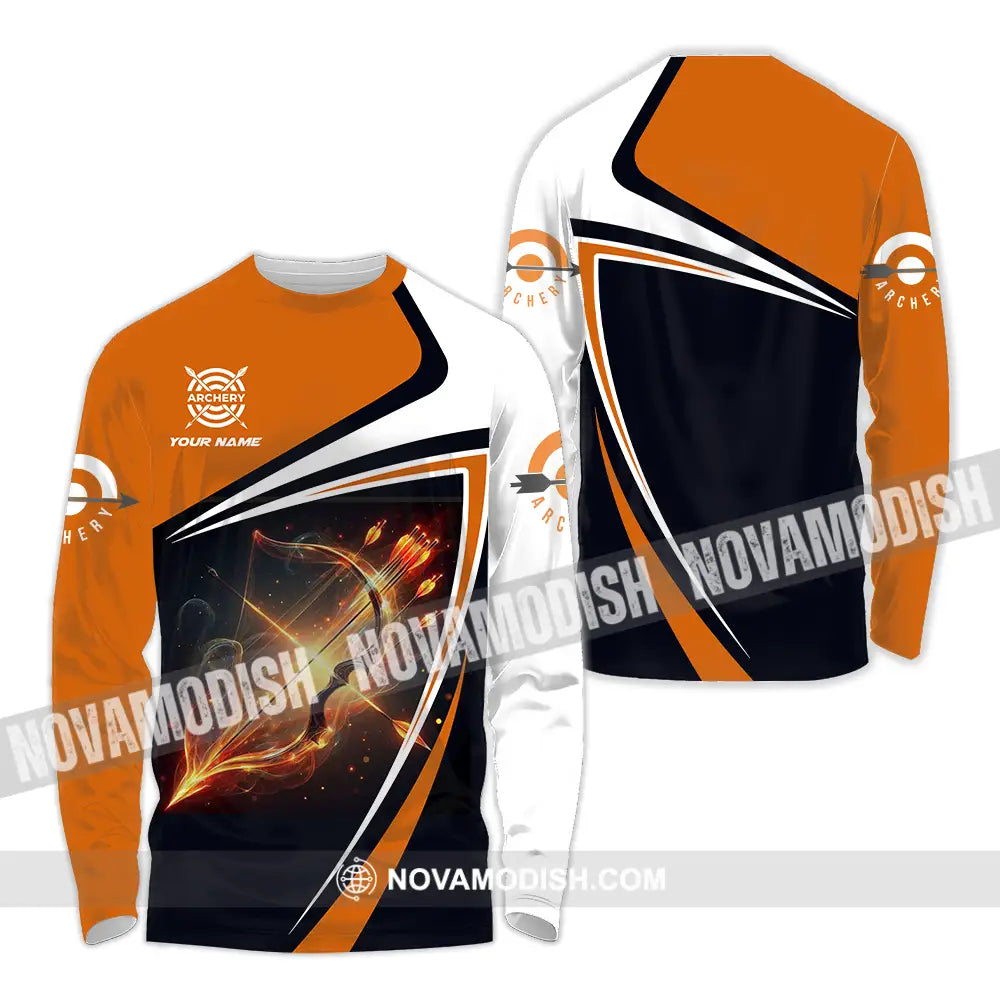 Unisex Shirt - Custom Archery 3D Shirt Long Sleeve Shirt / S T-shirt