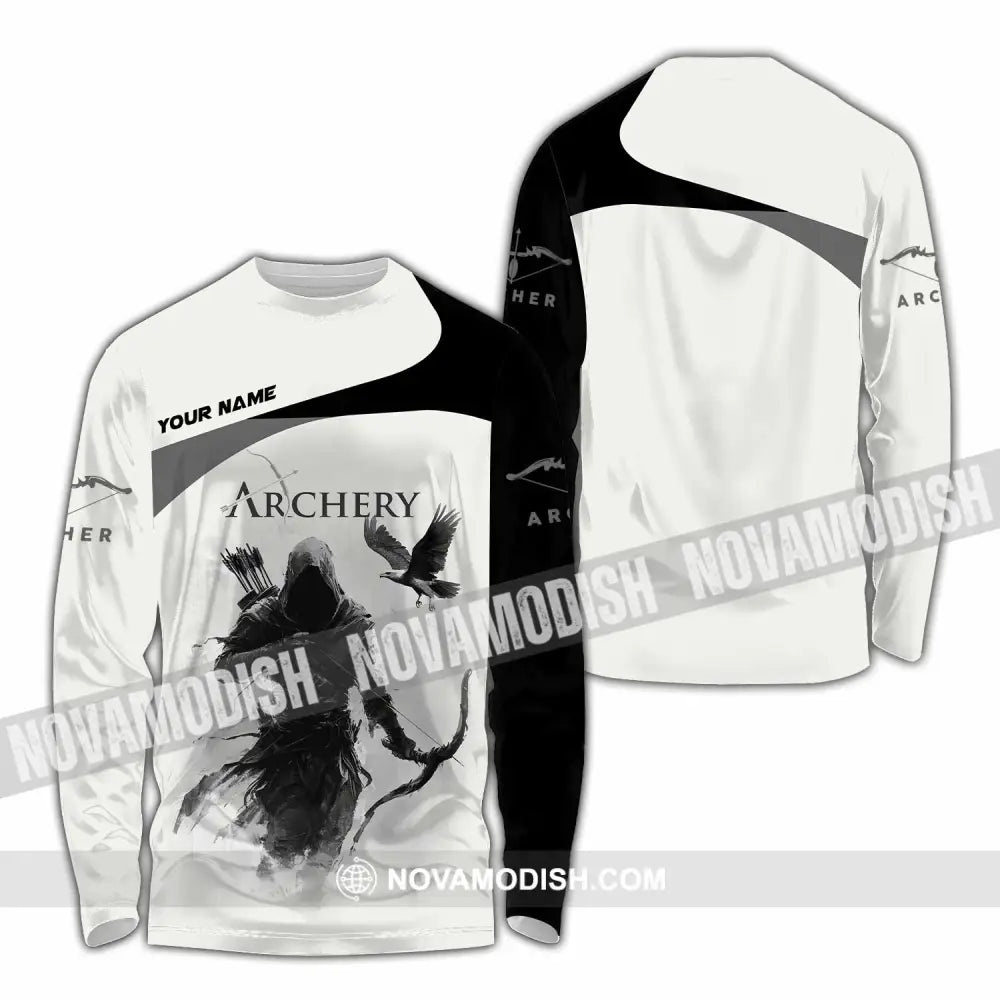 Unisex Shirt - Custom Archery 3D Shirt Long Sleeve Shirt / S T-shirt