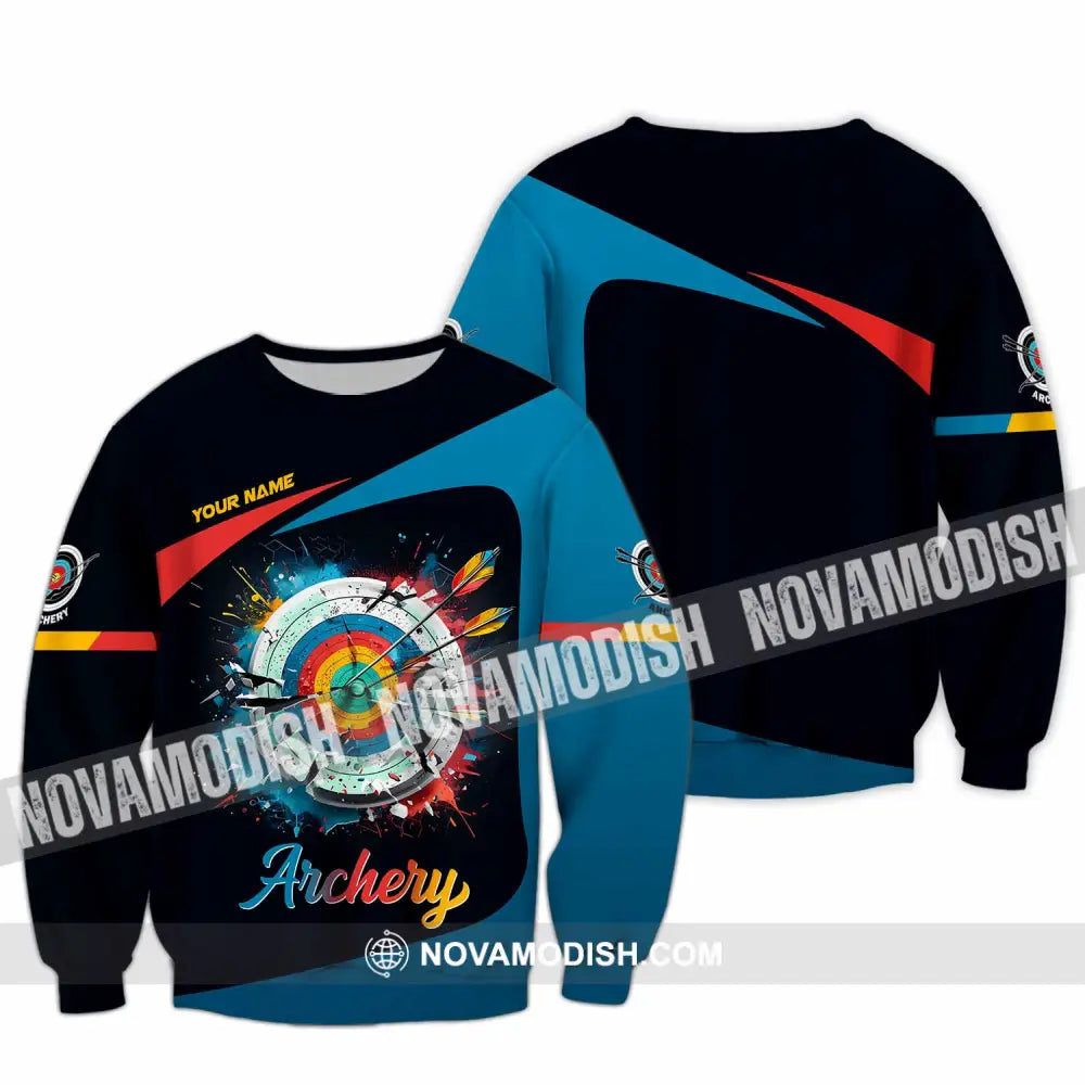 Unisex Shirt - Custom Archery 3D Shirt Long Sleeve / S T-shirt