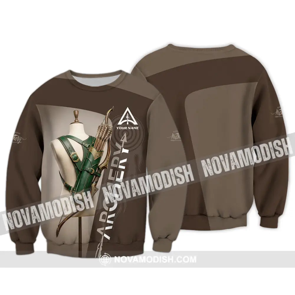 Unisex Shirt - Custom Archery 3D Shirt Long Sleeve / S T-shirt