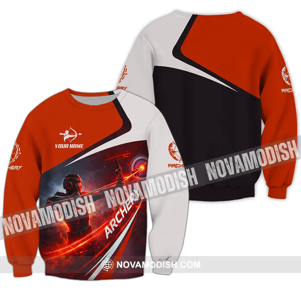 Unisex Shirt - Custom Archery 3D Shirt Long Sleeve / S T-shirt