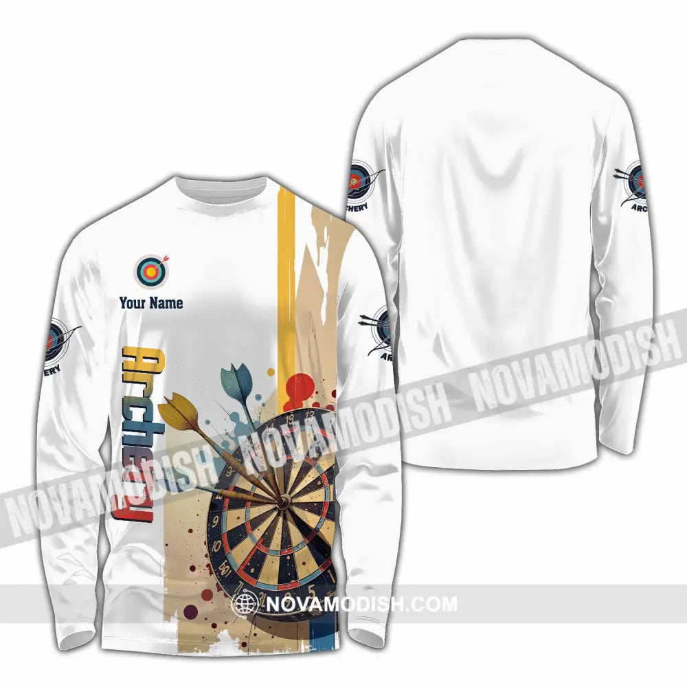 Unisex Shirt - Custom Archery 3D Shirt Long Sleeve Shirt / S T-shirt