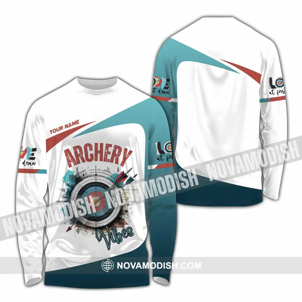 Unisex Shirt - Custom Archery 3D Shirt Long Sleeve Shirt / S T-shirt