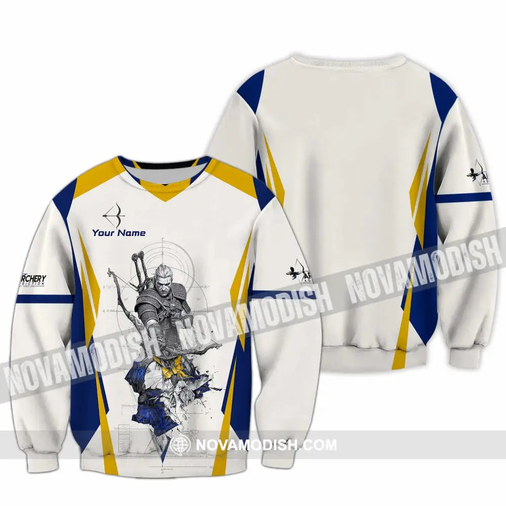 Unisex Shirt - Custom Archery 3D Shirt Long Sleeve / S T-shirt