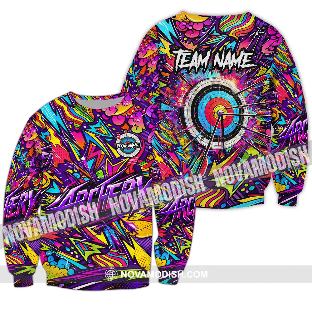 Unisex Shirt - Custom Archery 3D Shirt Long Sleeve / S T-shirt