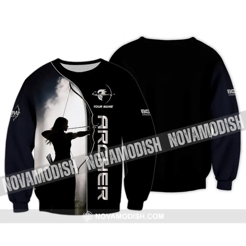 Unisex Shirt - Custom Archery 3D Shirt Long Sleeve / S T-shirt