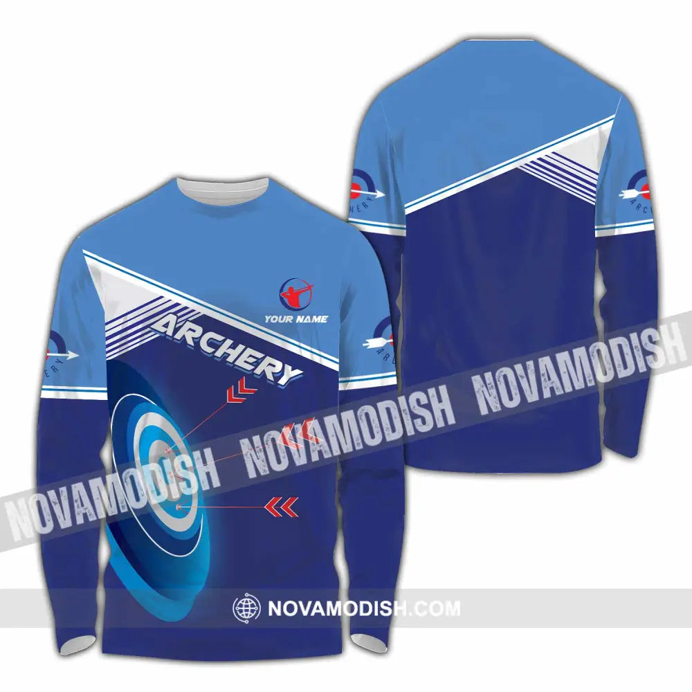 Unisex Shirt - Custom Archery 3D Shirt Long Sleeve Shirt / S T-shirt