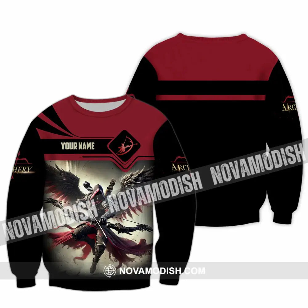 Unisex Shirt - Custom Archery 3D Shirt Long Sleeve / S T-shirt