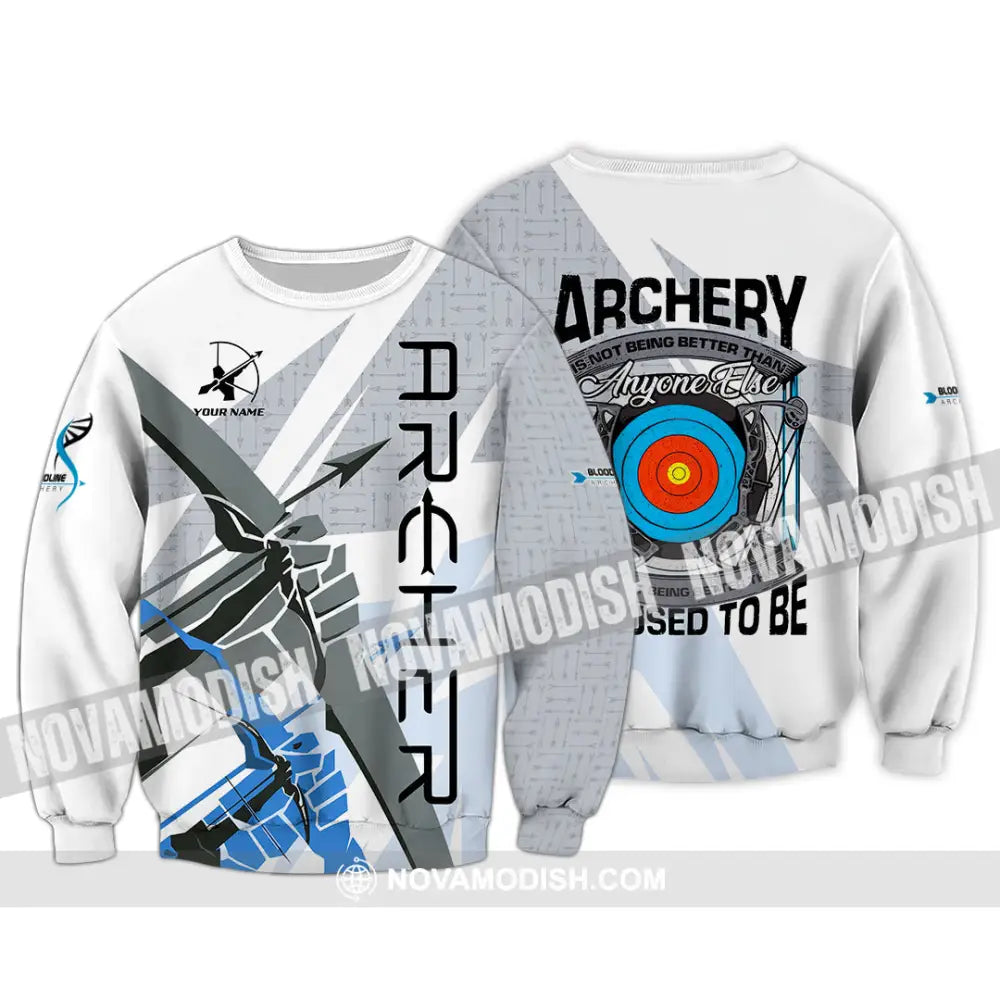 Unisex Shirt - Custom Archery 3D Shirt Long Sleeve / S T-shirt