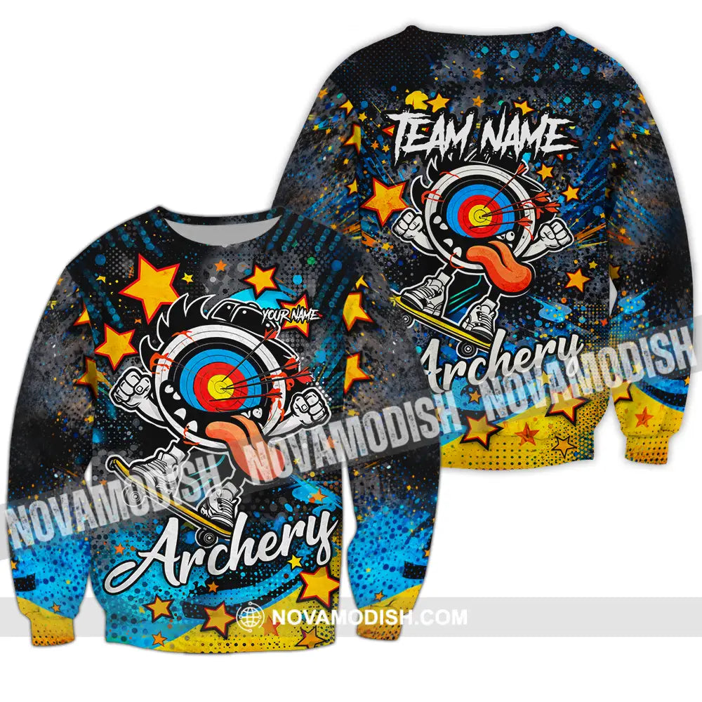 Unisex Shirt - Custom Archery 3D Shirt Long Sleeve / S T-shirt