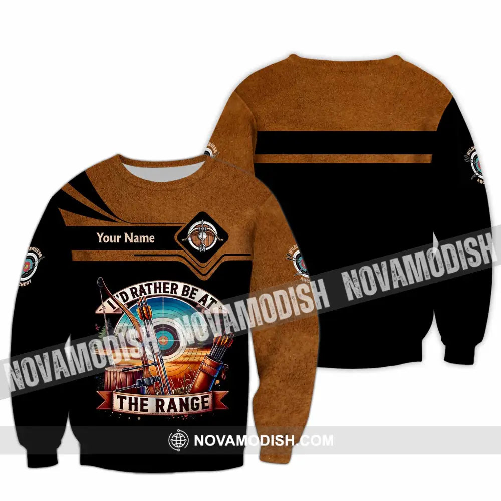 Unisex Shirt - Custom Archery 3D Shirt Long Sleeve / S T-shirt