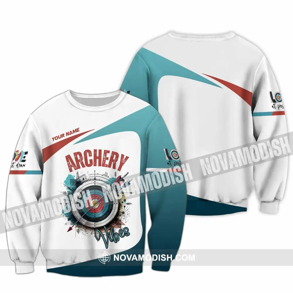 Unisex Shirt - Custom Archery 3D Shirt Long Sleeve / S T-shirt