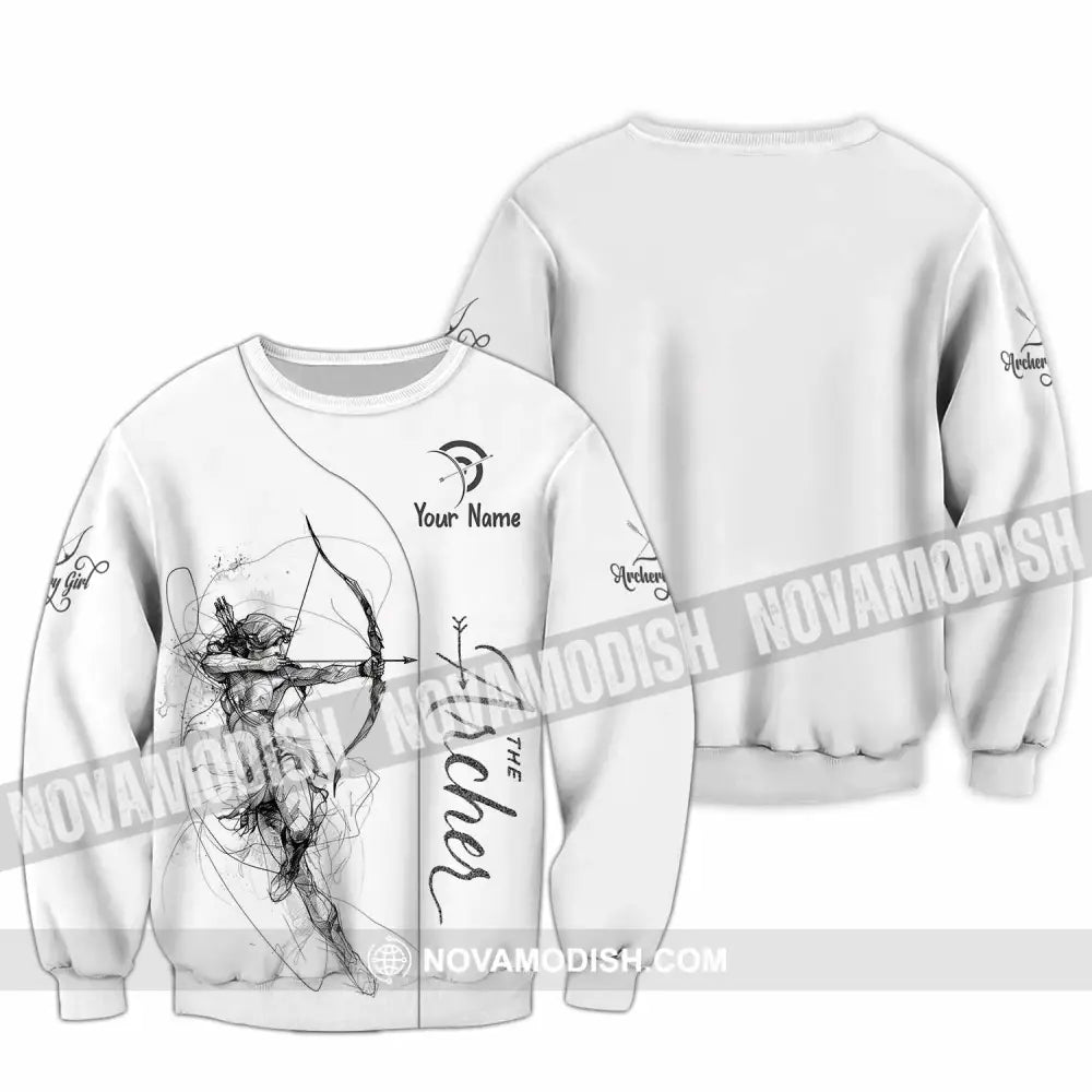 Unisex Shirt - Custom Archery 3D Shirt Long Sleeve / S T-shirt
