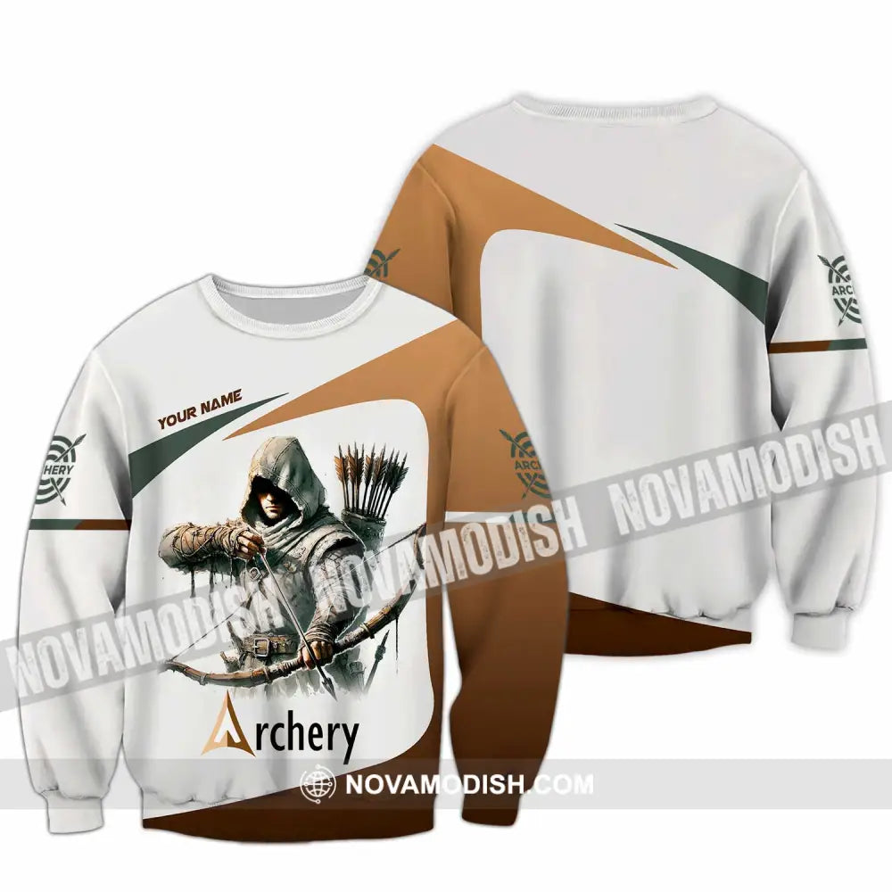 Unisex Shirt - Custom Archery 3D Shirt Long Sleeve / S T-shirt