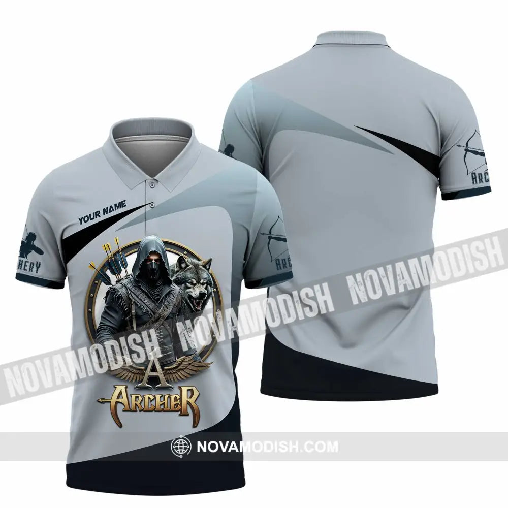 Unisex Shirt - Custom Archery 3D Shirt Polo Shirt / S T-shirt
