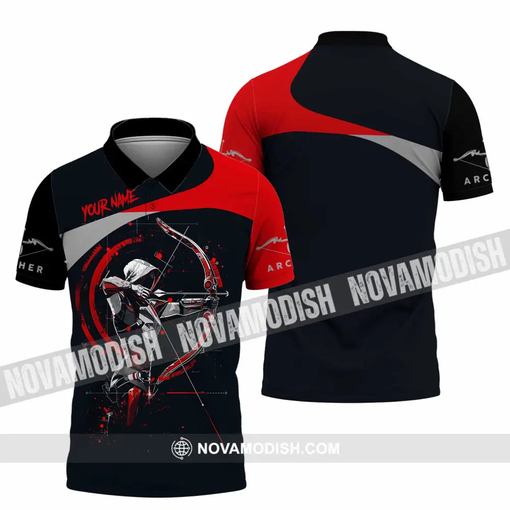 Unisex Shirt - Custom Archery 3D Shirt Polo Shirt / S T-shirt