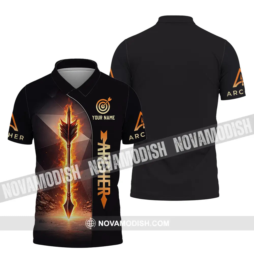 Unisex Shirt - Custom Archery 3D Shirt Polo Shirt / S T-shirt