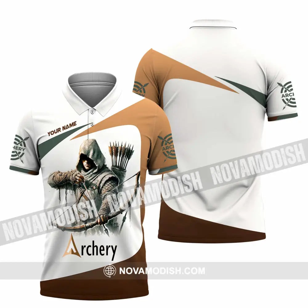 Unisex Shirt - Custom Archery 3D Shirt Polo Shirt / S T-shirt