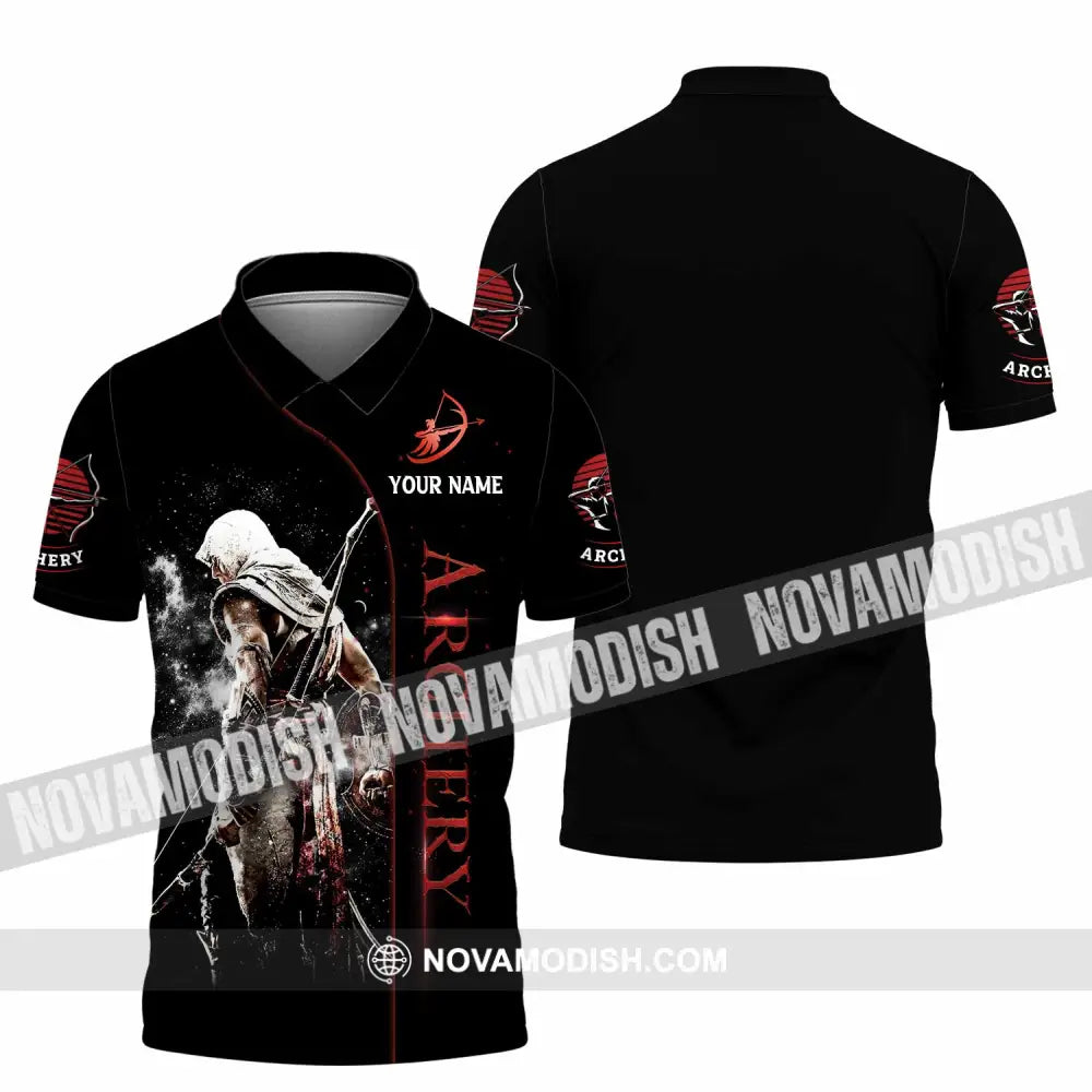 Unisex Shirt - Custom Archery 3D Shirt Polo Shirt / S T-shirt