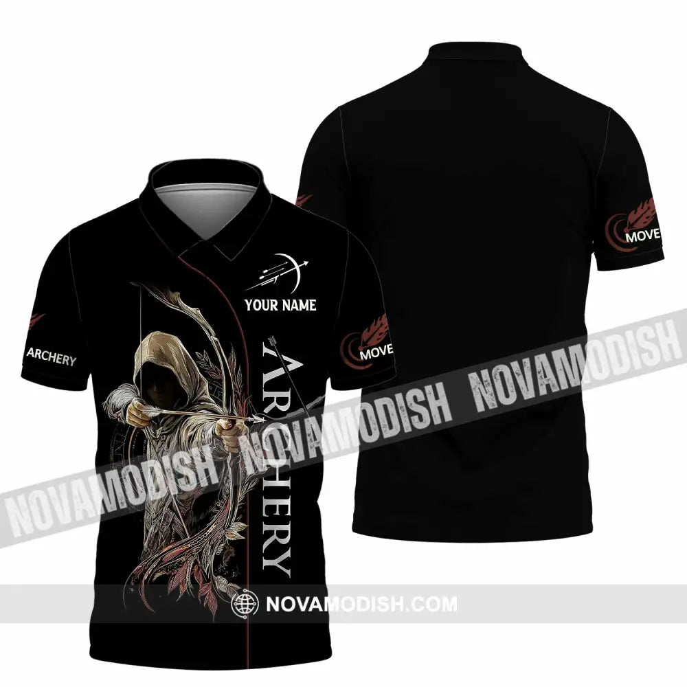 Unisex Shirt - Custom Archery 3D Shirt Polo Shirt / S T-shirt