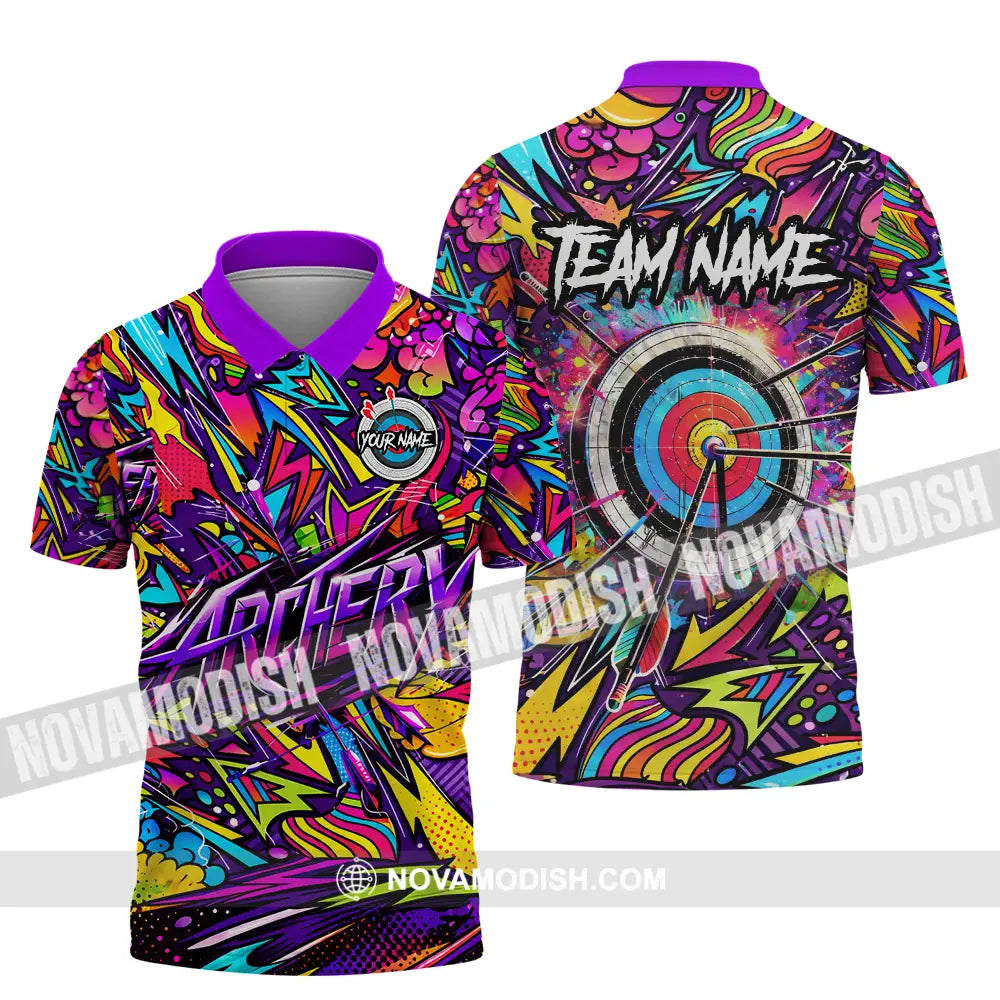 Unisex Shirt - Custom Archery 3D Shirt Polo Shirt / S T-shirt