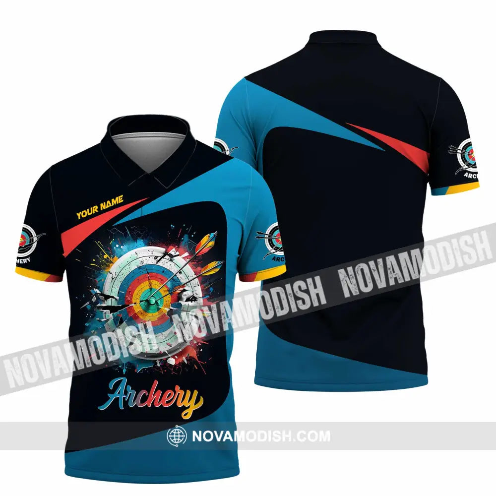 Unisex Shirt - Custom Archery 3D Shirt Polo Shirt / S T-shirt
