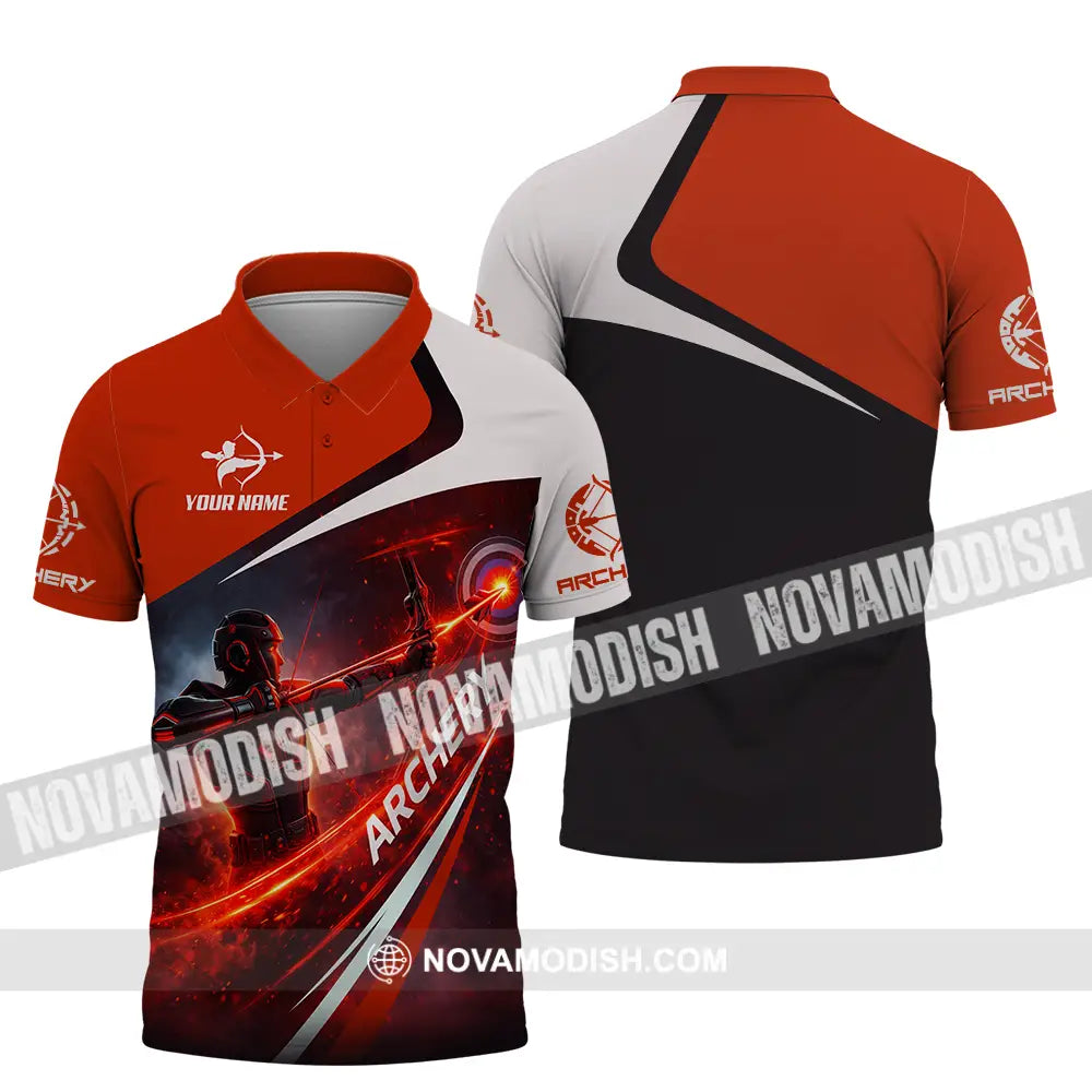 Unisex Shirt - Custom Archery 3D Shirt Polo Shirt / S T-shirt